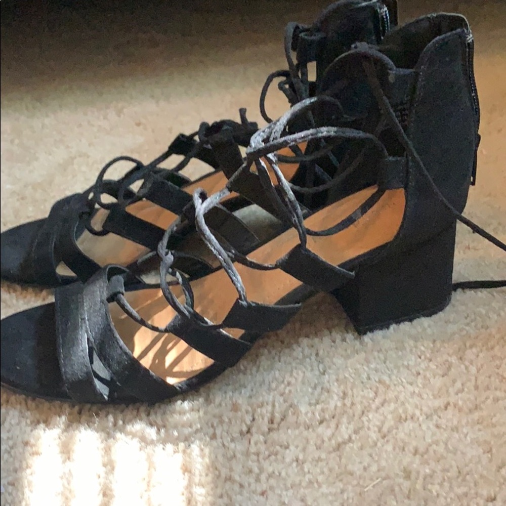 madden girl strappy block heels